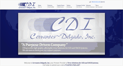 Desktop Screenshot of cervantes-delgado.com